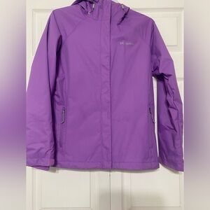 Columbia rain jacket purple size M